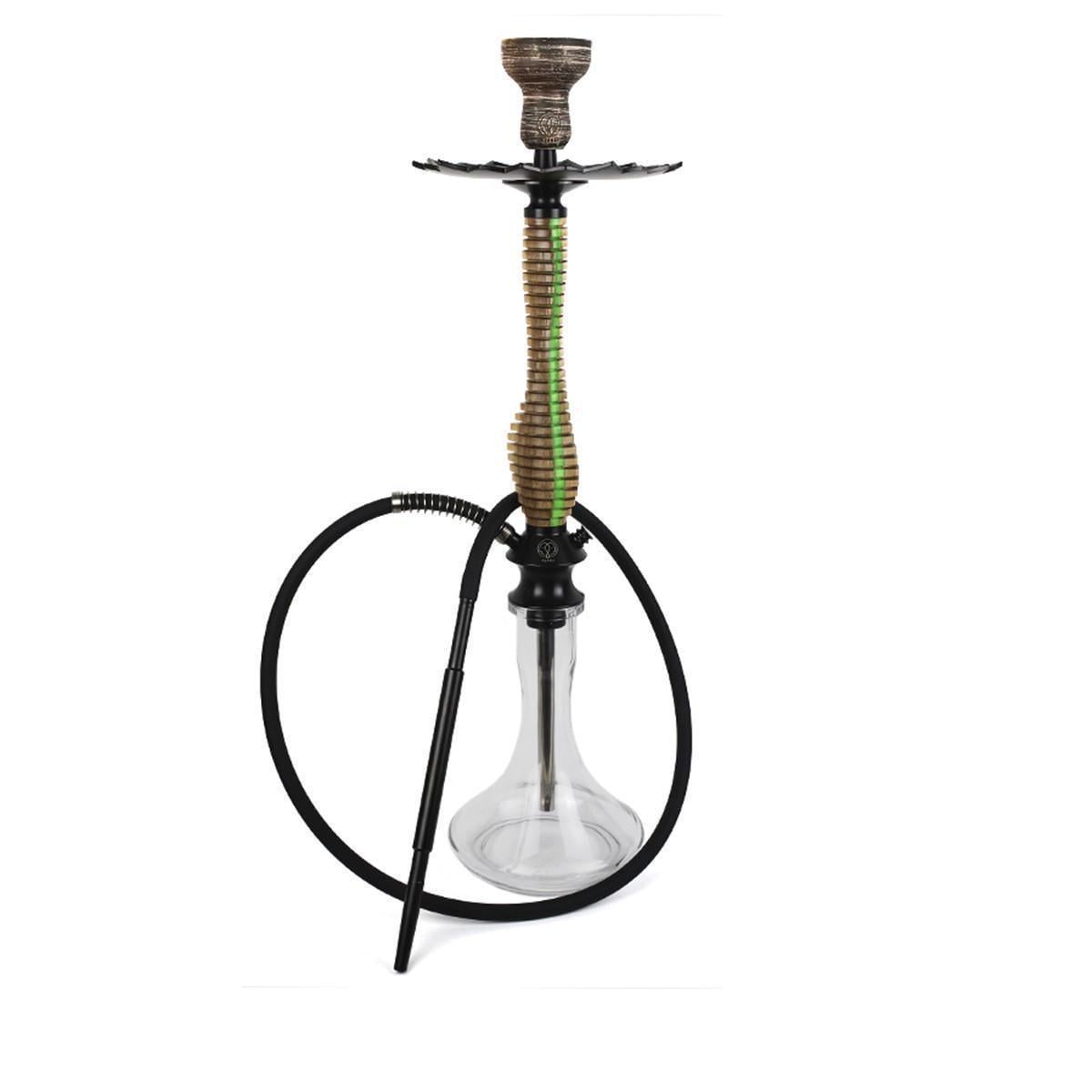 Кальян Karma Hookah 3.0 Line Green Craft Clear