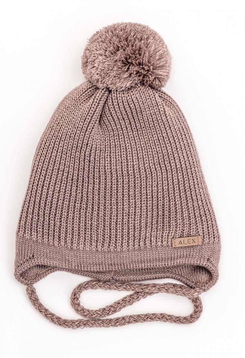 Шапка детская зимняя Alex Вуди 40-44 см Кофейный Шапка детская зимняя Alex Вуди 40-44 см Кофейный