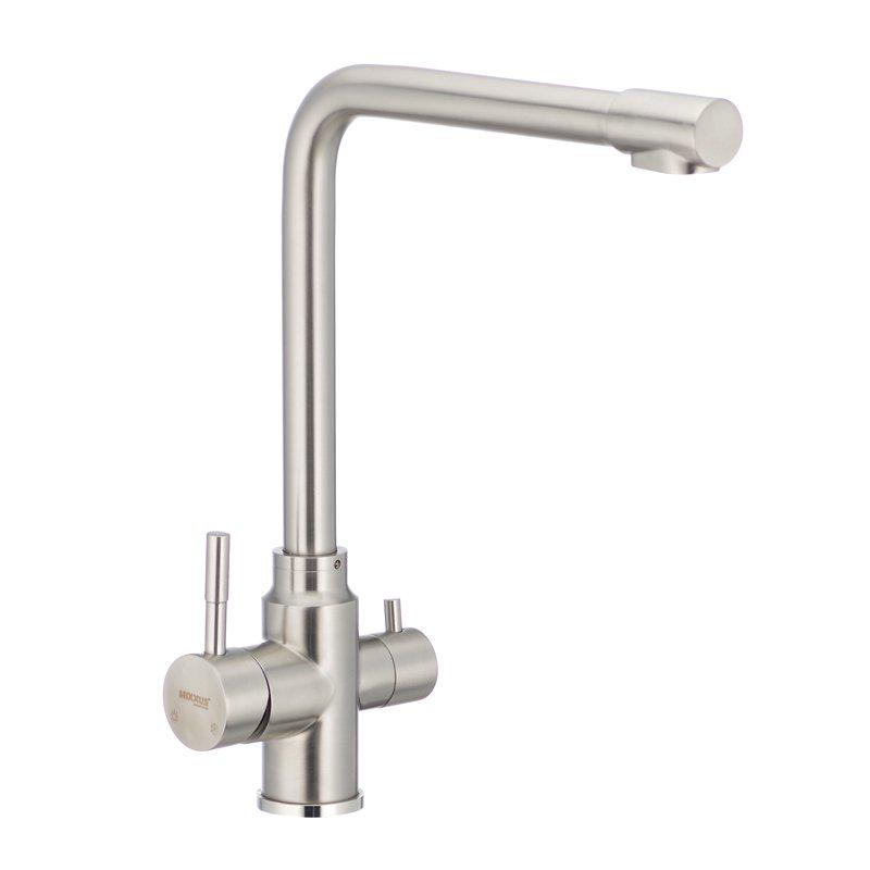 Смеситель для кухни MIXXUS SUS 021 с выходом для питьевой воды (SS2817)