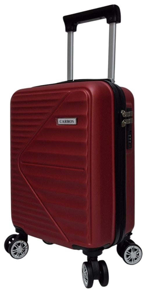 Чемодан Carbon 66101 ABS-пластик XS 40x30x20 см Красный (66101/55/81)