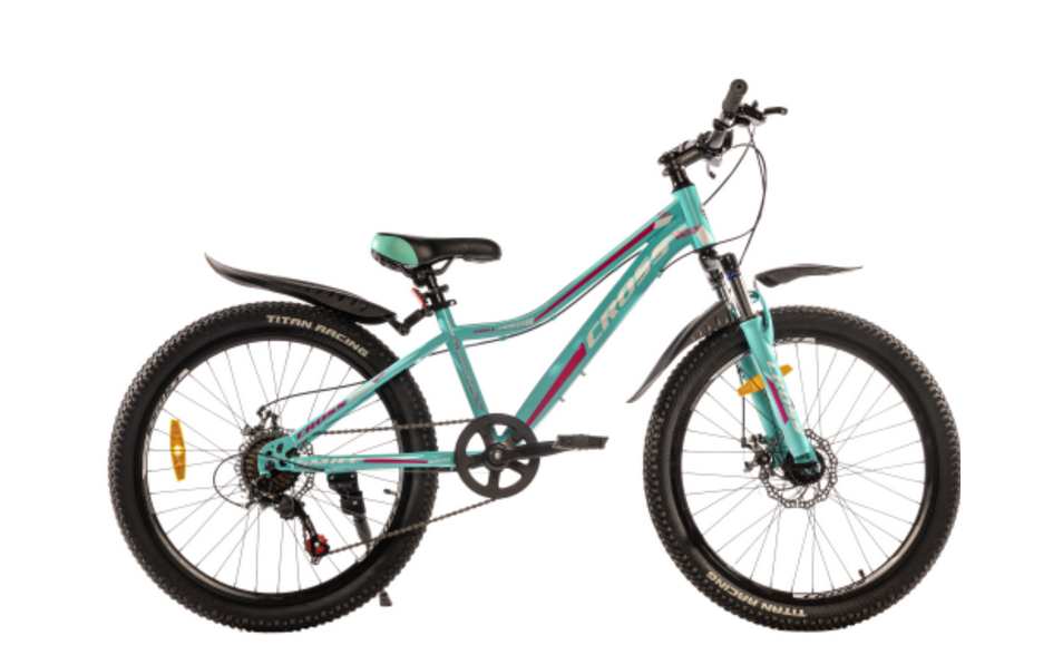 Велосипед подростковый Cross Smile от 125 см 24" 12" Green/White (9c0f691c)