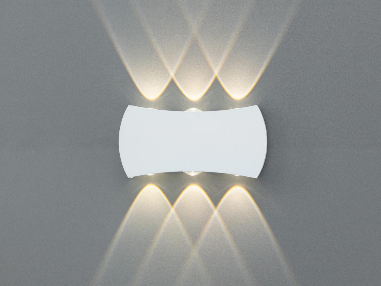 Фасадний світильник LED Diasha DFB-8622-6WH 6 Вт 6 променів Білий (3041940253)