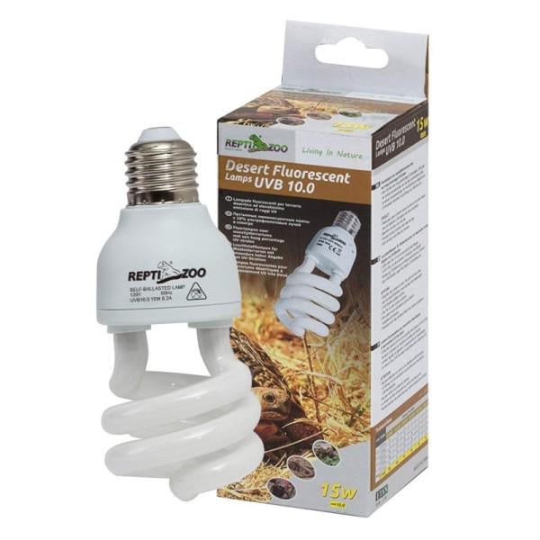 Лампа люминесцентная UVB Repti-Zoo Desert Lamp 10.0 для рептилий 15W (RZ-CT1015)