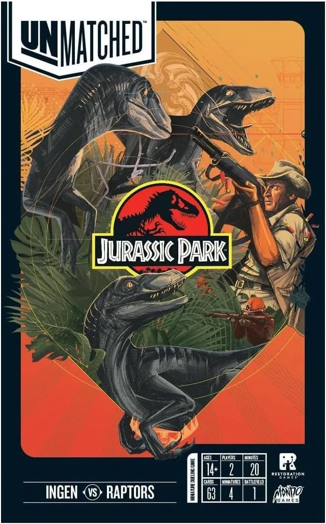 Настільна гра Unmatched: Jurassic Park InGen vs Raptors (2169759882)