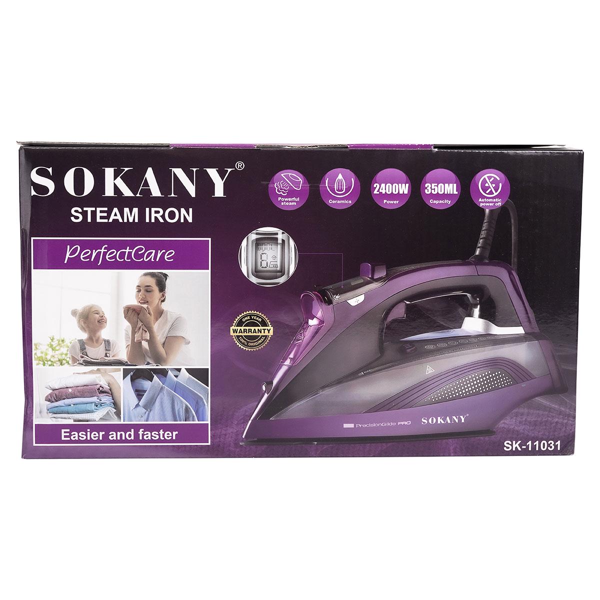 Утюг с паром ручной Sokany с автоотключением для одежды 2400 Вт (5882) - фото 9 Утюг с паром ручной Sokany с автоотключением для одежды 2400 Вт (5882) - фото 9