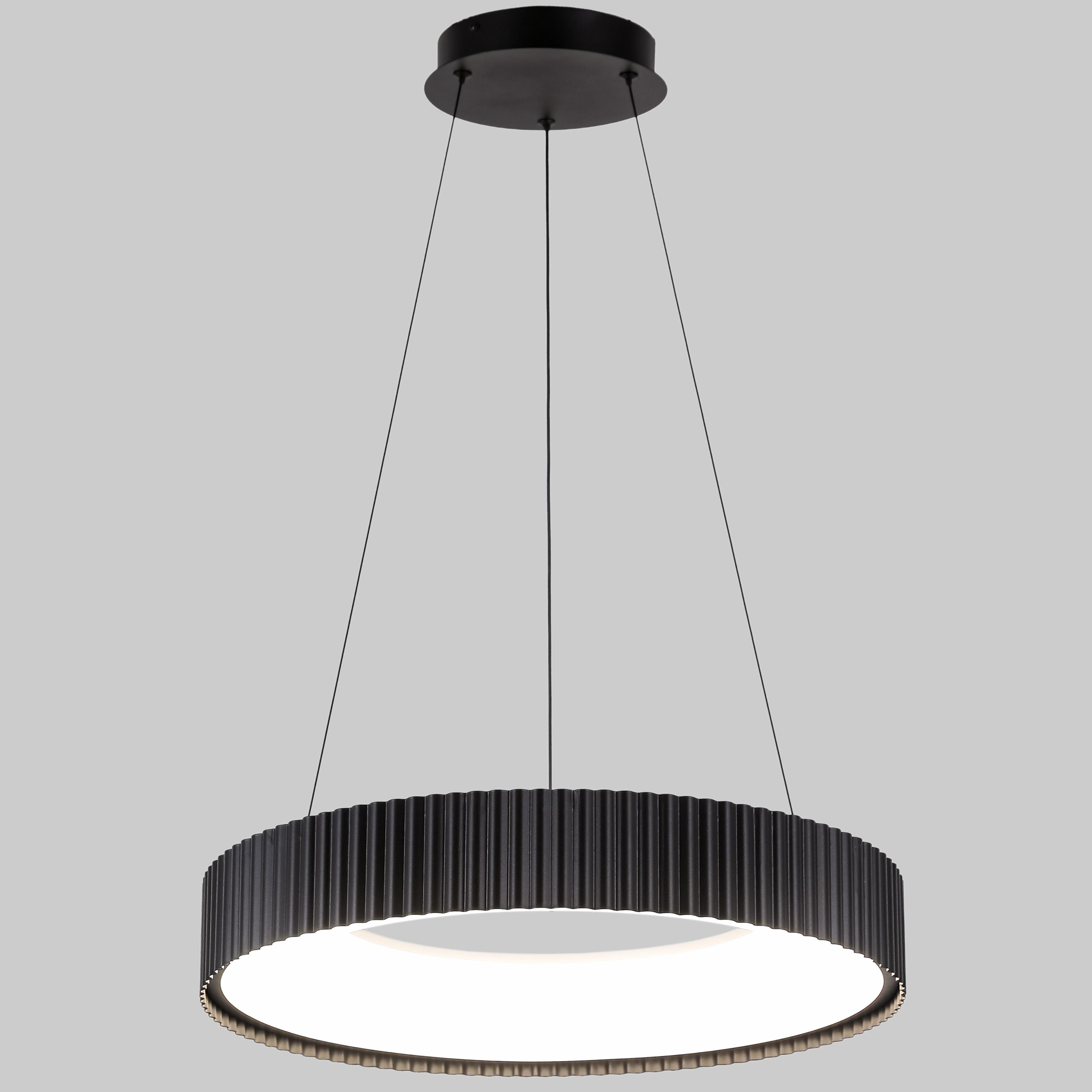 Люстра подвесная Led 74W Черный (81-P3165 (500) BK)