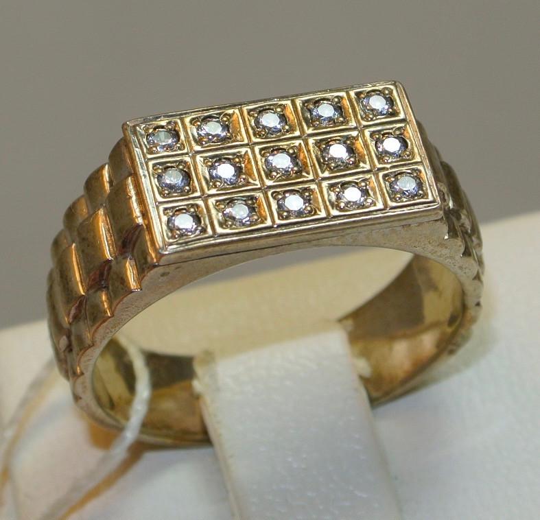 Кольцо из серебра с фианитом р. 18,5 (21 01850314 1) - фото 2 Кольцо из серебра с фианитом р. 18,5 (21 01850314 1) - фото 2