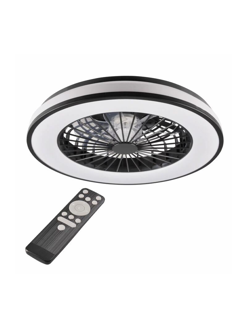 Потолочный светильник Goldlux 325808 Kenya Led max 1x48W 3000K-6500K 5300Lm IP20 Bk (18585641)