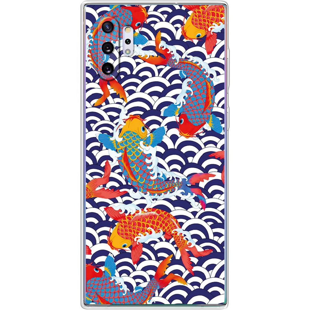 Чехол Boxface Samsung N975 Galaxy Note 10 Plus Koi Fish Прозрачный силикон (37686-up2477-37686)