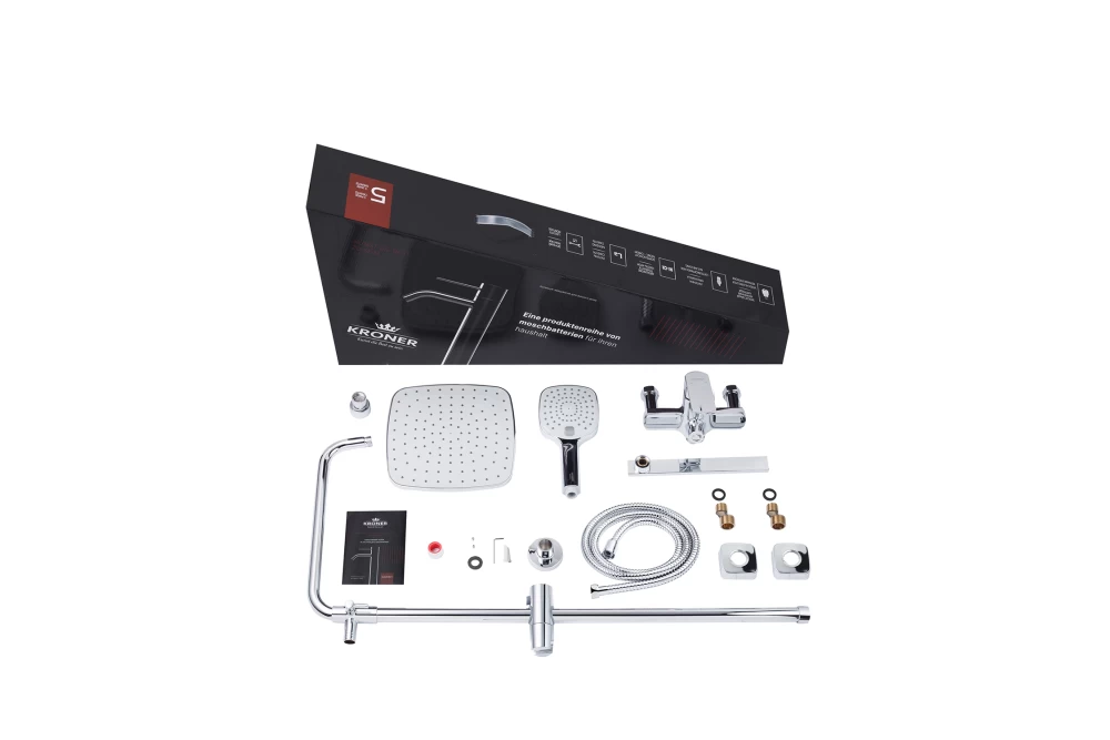 Душевая система Kroner KRP Armada C067 (22898205) - фото 10 Душевая система Kroner KRP Armada C067 (22898205) - фото 10