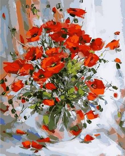 Картина по номерам Mariposa "Нежные маки" 40x50 см (MR-Q1210)