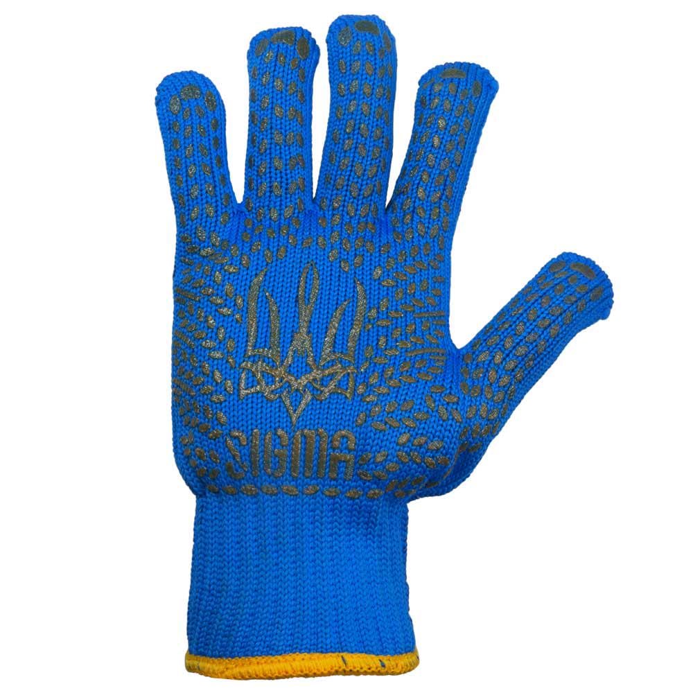 Набір рукавиць робочих Sigma Тризуб 10 пар трикотажні р. 10 (9442621) - фото 2 Набір рукавиць робочих Sigma Тризуб 10 пар трикотажні р. 10 (9442621) - фото 2