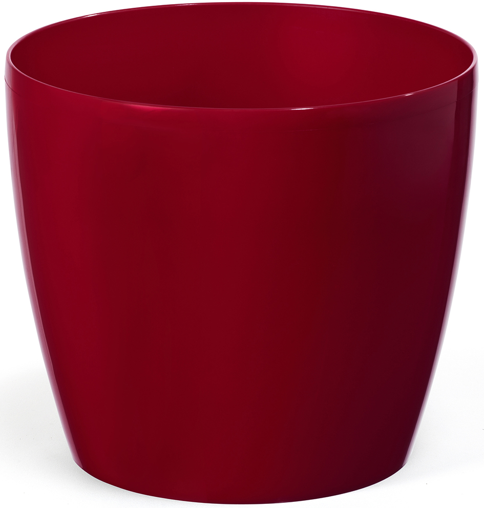Горщик пластиковий Магнолія 210 мм Бордовий (4942)
