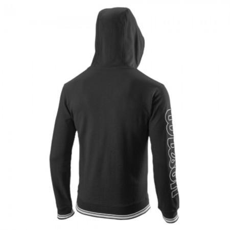 Толстовка детская Wilson TEAM II FZ HOODY Y 140-152 см Черный (WRA796701 140-152) - фото 2