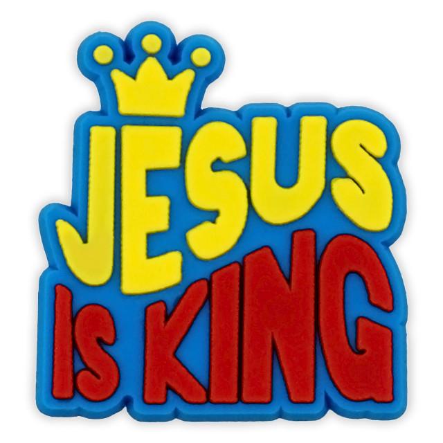 Джибітси для кроксів Jesus is King (HYB173-27)