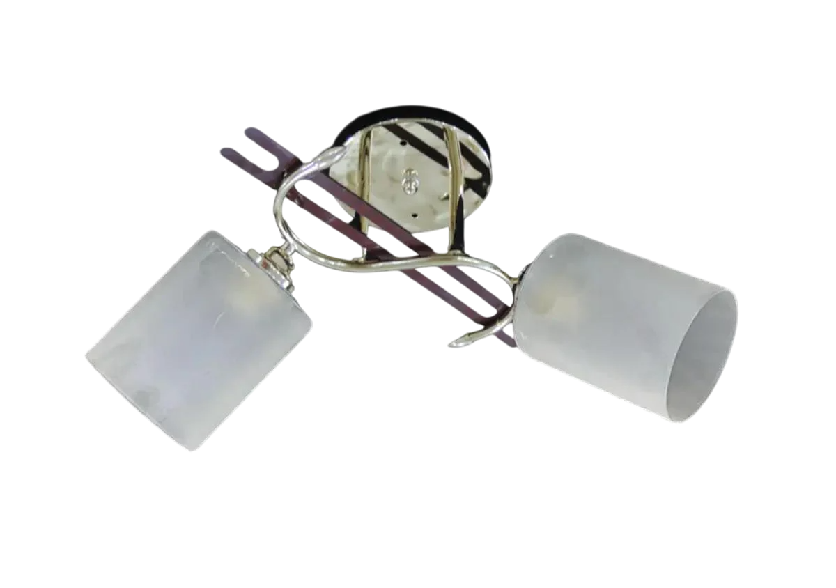 Люстра стельова Valeso 6341/2 на 2 плафони Хром (00000139699)