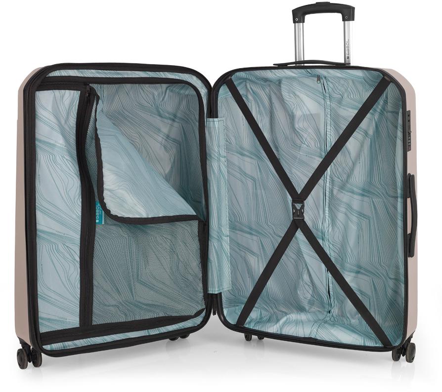 Валіза Gabol Mercury L Champagne (122947-040) - фото 4 Валіза Gabol Mercury L Champagne (122947-040) - фото 4