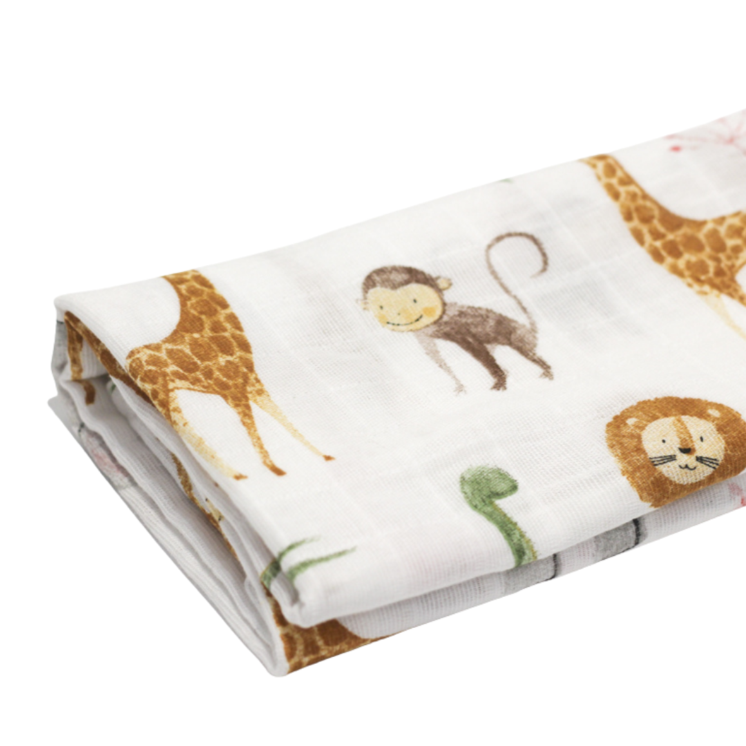 Плед мусліновий Lamon Animals 80х100 см (Lam101199)