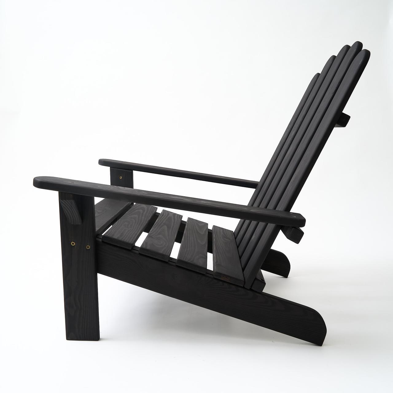 Кресло дачное деревянное из сосны Черный (2553498053) - фото 2 Кресло дачное деревянное из сосны Черный (2553498053) - фото 2