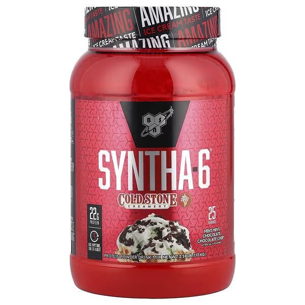 Протеин BSN Syntha-6 Cold Stone Mint Mint Chocolate Chocolate Chip 1,17 кг
