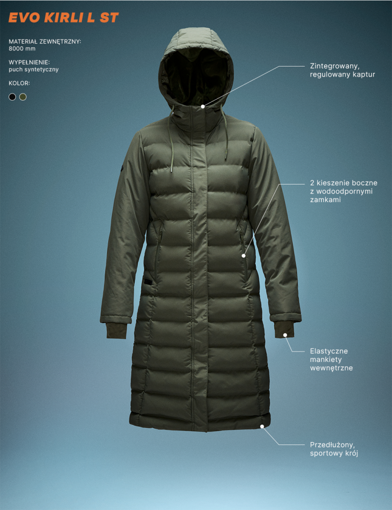 Куртка женская зимняя Diverse EVO KIRLI L ST S Хаки (5905384055637) - фото 2 Куртка женская зимняя Diverse EVO KIRLI L ST S Хаки (5905384055637) - фото 2