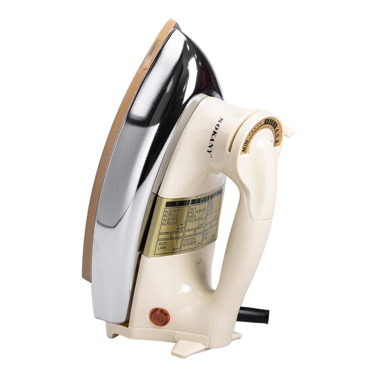 Утюг Sokany SK-3002 профессиональный с керамической подошвой 1200 Вт (SK-3002) - фото 6