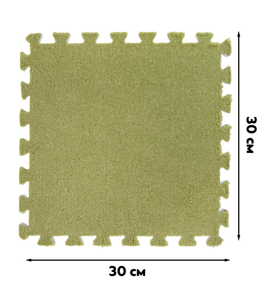 Килимок-пазл з ворсом RIAS PZ-101 1 ігровий 30x30 см Green (3_06753) - фото 2 Килимок-пазл з ворсом RIAS PZ-101 1 ігровий 30x30 см Green (3_06753) - фото 2