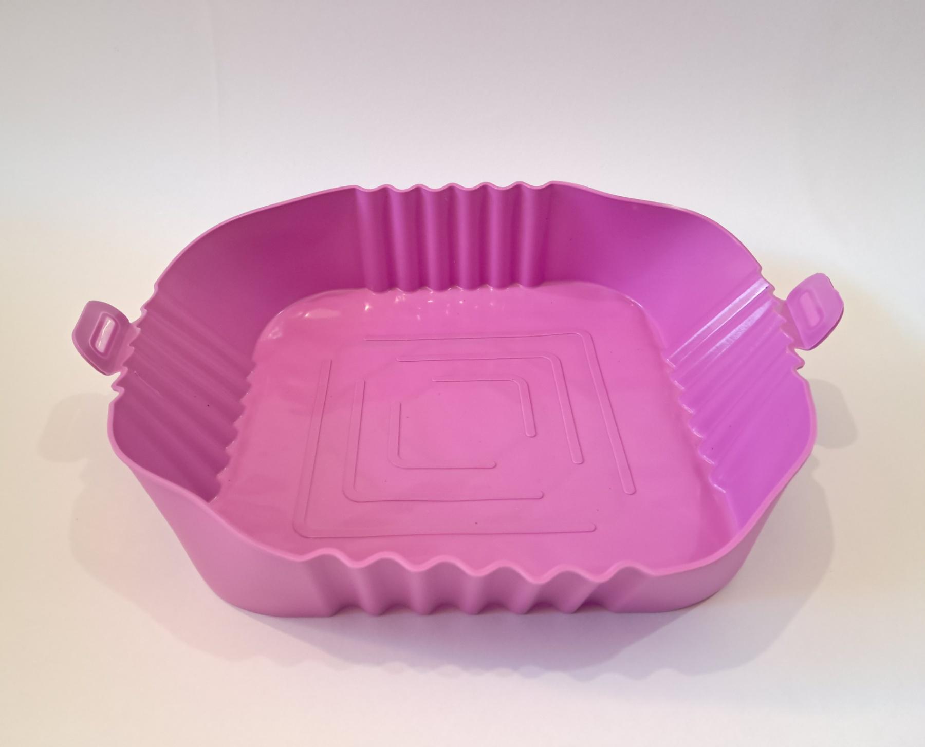 Форма силіконова для аерогрилю мультипечі ребриста 19,5 см Фіолетовий (REN-88) - фото 2