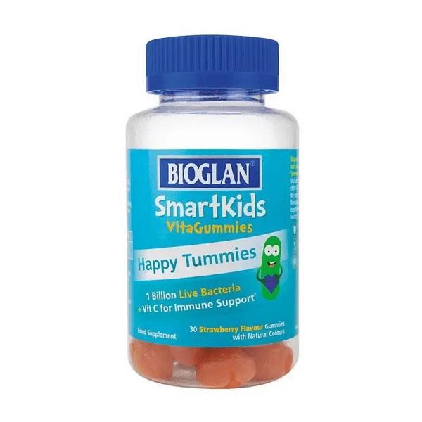 Пробіотик Bioglan Smartkids Happy Tummies Strawberry 30 Gummies (000020493)