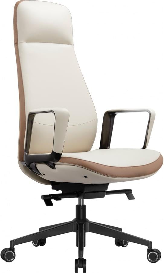 Офисное кресло GT Racer B-2115 Leather Beige/Brown