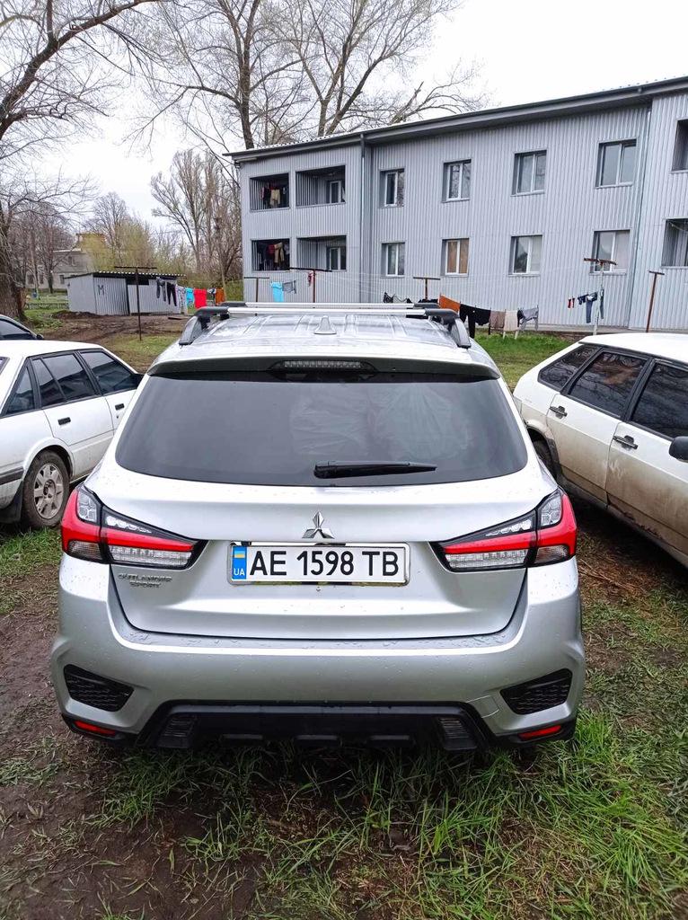 Перемички на рейлінги під ключ Чорний Erkul для Mitsubishi ASX 2010-2023 рр. алюміній/пластик Сірий