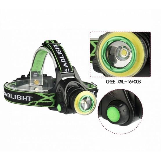 Ліхтар налобний BL-6677 T6+COB USB/з оптичним зумом (1062736159) - фото 4 Ліхтар налобний BL-6677 T6+COB USB/з оптичним зумом (1062736159) - фото 4