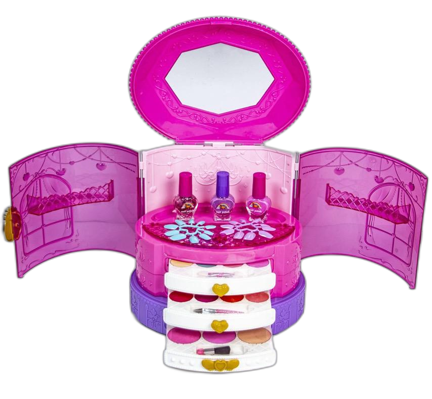 Набір дитячої косметики в рожевій шкатулці (J-1025)