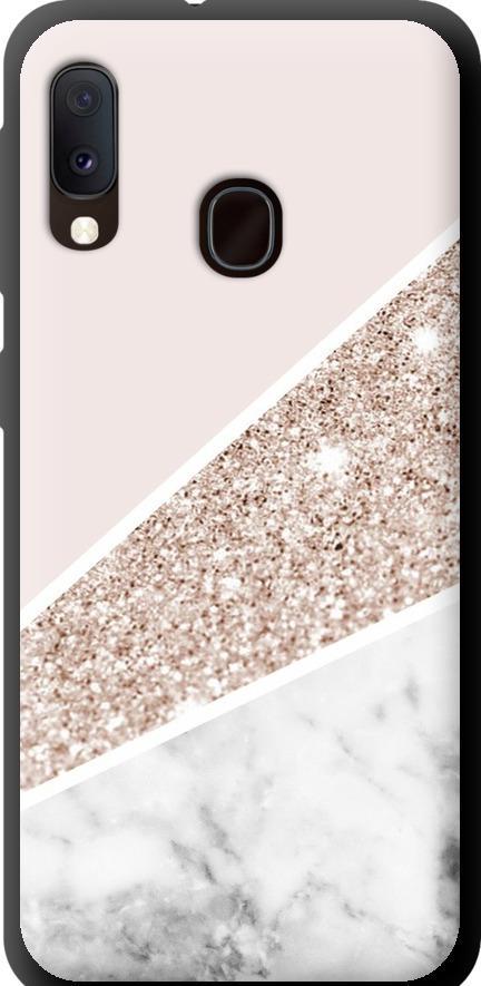 Чехол на Samsung Galaxy A20e A202F Пастельный мрамор (4342b-1709-42517)