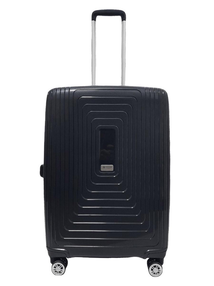 Чемодан Airtex 241 пластиковый средний Черный (Ap00087)