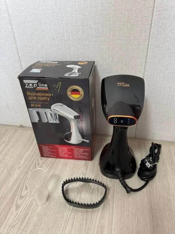Відпарювач ручний для одягу Zepline з сенсорним управлінням 3000 Вт Чорний (ZP-210) - фото 3 Відпарювач ручний для одягу Zepline з сенсорним управлінням 3000 Вт Чорний (ZP-210) - фото 3