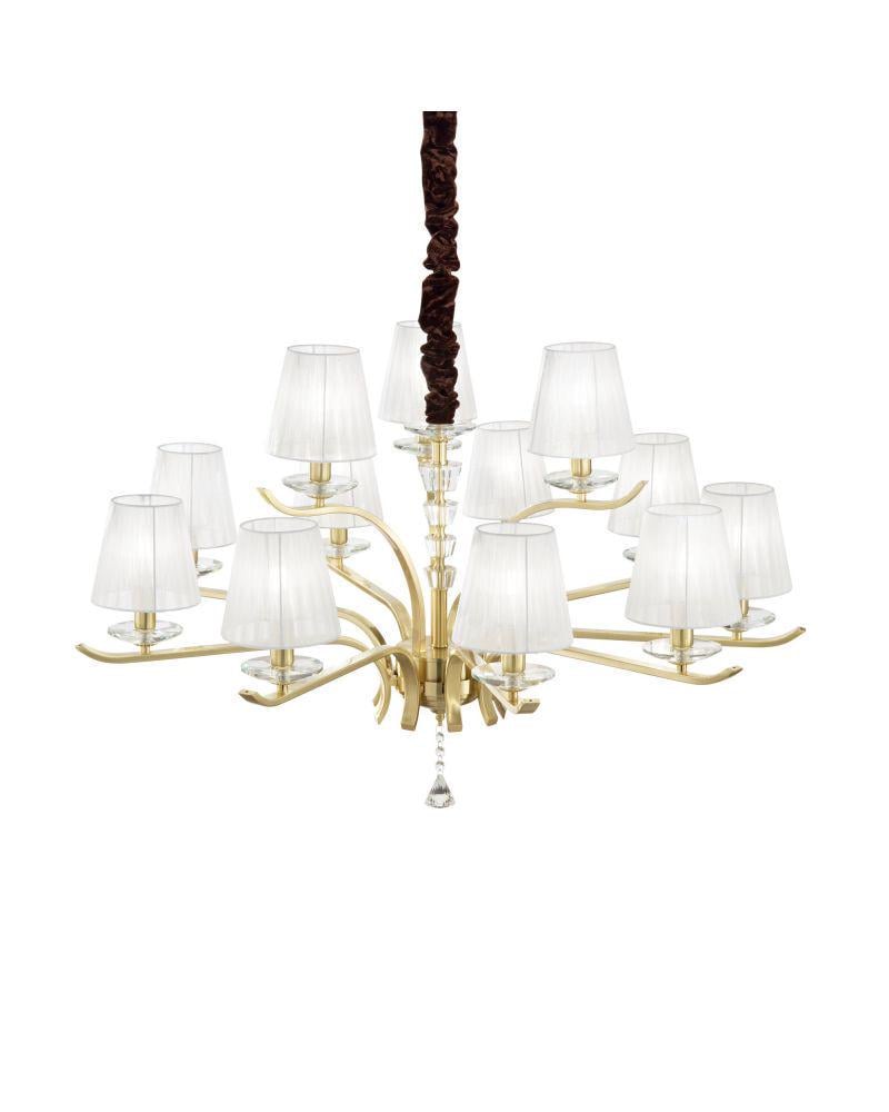 Люстра Ideal Lux Pegaso Sp12 Ottone Satinato (197746)