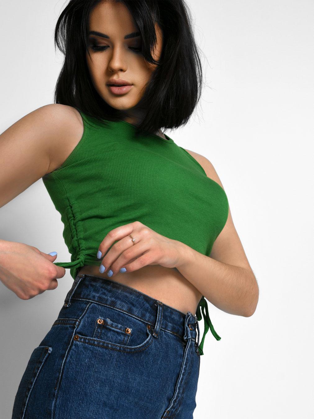 Топ женский Carica FK-6972-12 S Зеленый (2000002471233)