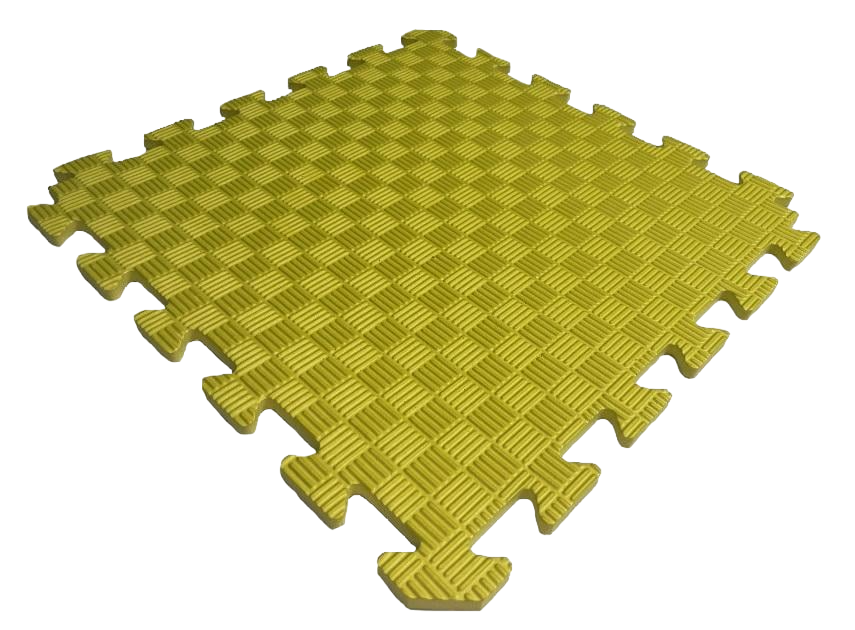 Мат-татамі ЕВА Import-TM Ластівчин хвіст 100х100х1 см Жовтий (0008654)