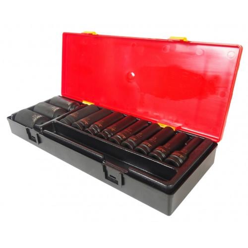 Набор головок ударных глубоких 1/2", 12гр. 12ед. - фото 2 Набор головок ударных глубоких 1/2", 12гр. 12ед. - фото 2