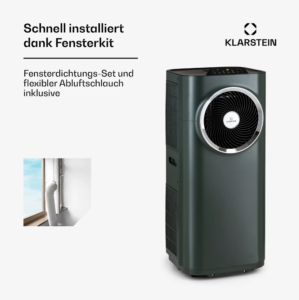 Кондиционер напольный/мобильный для дома KLARSTEIN Kraftwerk Eco Smart 11 500 БТЕ 1060 Вт (27071676) - фото 2