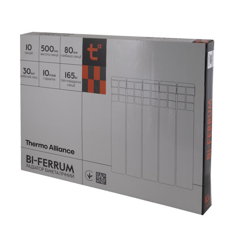 Радиатор биметаллический Thermo Alliance Bi-Ferrum 500/80 1,16 кг (SD00052821) - фото 9 Радиатор биметаллический Thermo Alliance Bi-Ferrum 500/80 1,16 кг (SD00052821) - фото 9