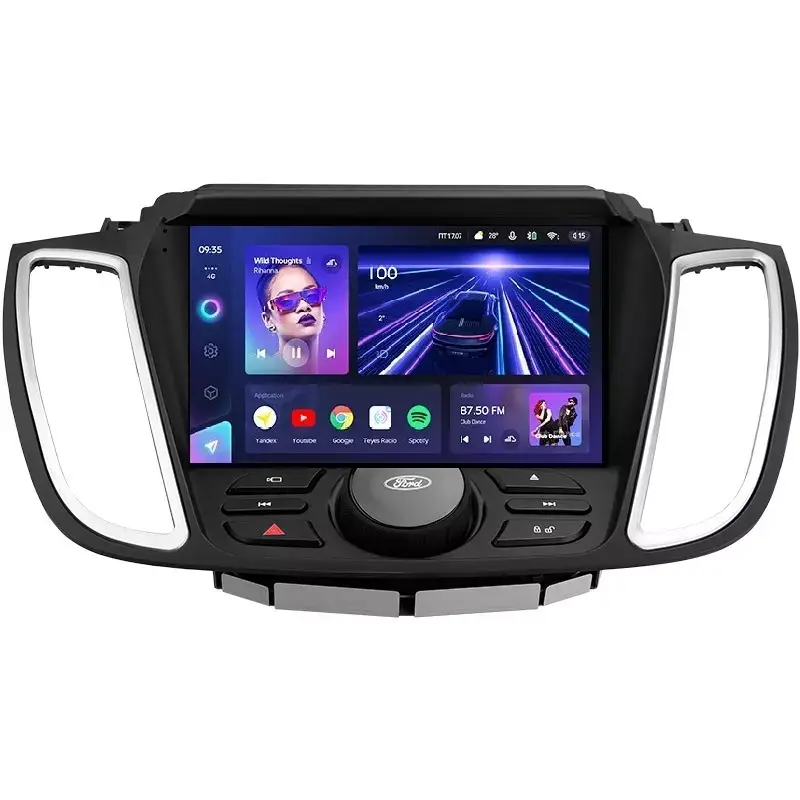 Автомагнитола штатная Teyes для Ford Kuga/Escape 3 2012-2019 Android CC3 2K 6/128G Wi-Fi/4G вариант B