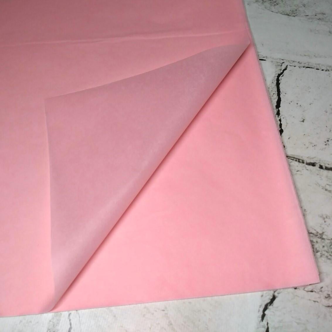 Бумага тканевая 75х50 см 10 л. Светло-розовый (888887-12)