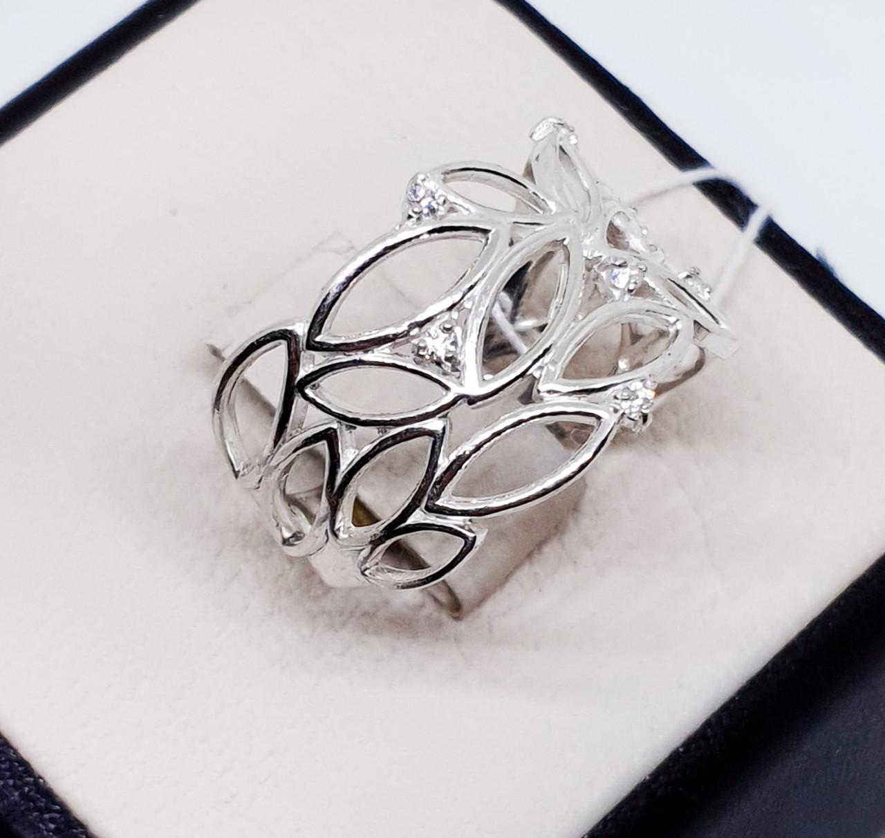 Кольцо серебряное с кубическим цирконием р. 19 4,42 г (1502485876) Кольцо серебряное с кубическим цирконием р. 19 4,42 г (1502485876)