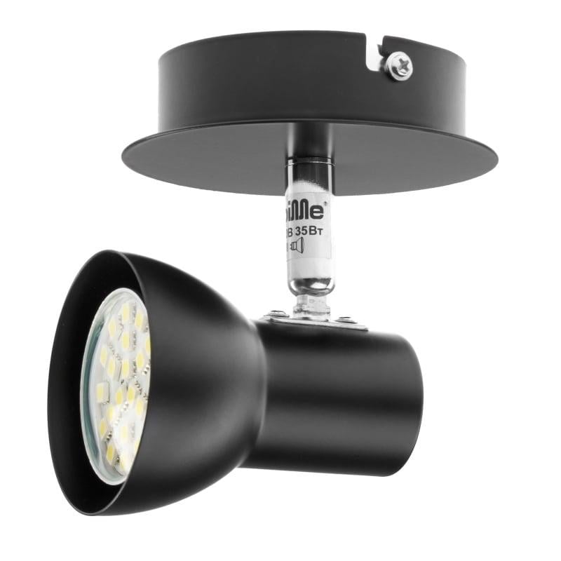 Светильник спот Brille HTL-181/1 GU10 BK (26-713)