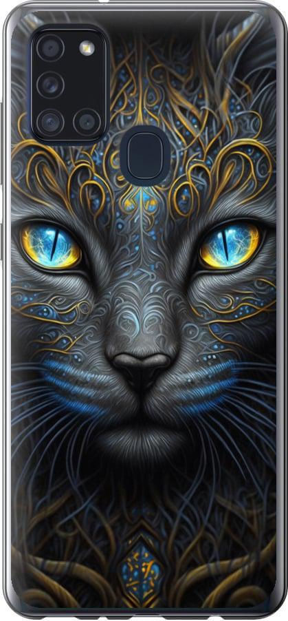 Чехол на Samsung Galaxy A21s A217F Кошка (5548t-1943-42517) Чехол на Samsung Galaxy A21s A217F Кошка (5548t-1943-42517)