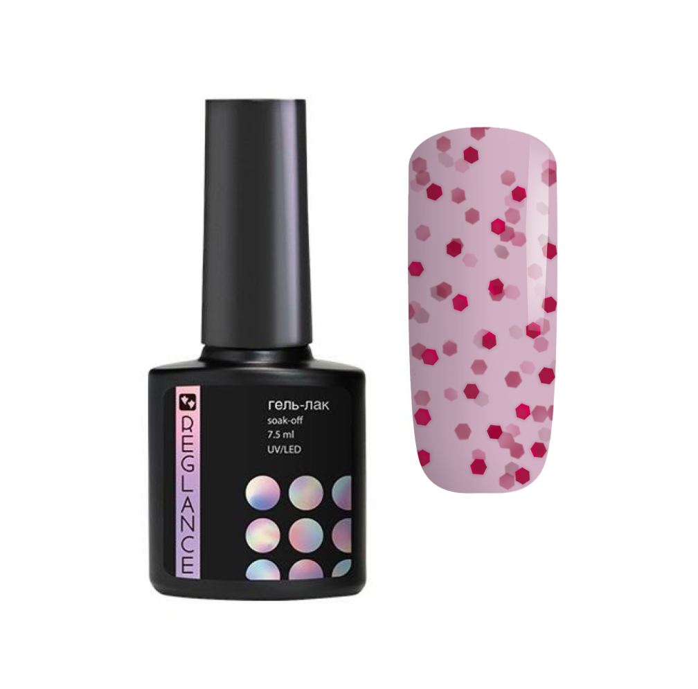 Гель-лак c хлопьями 7,5 мл 216 Kissable (000216)