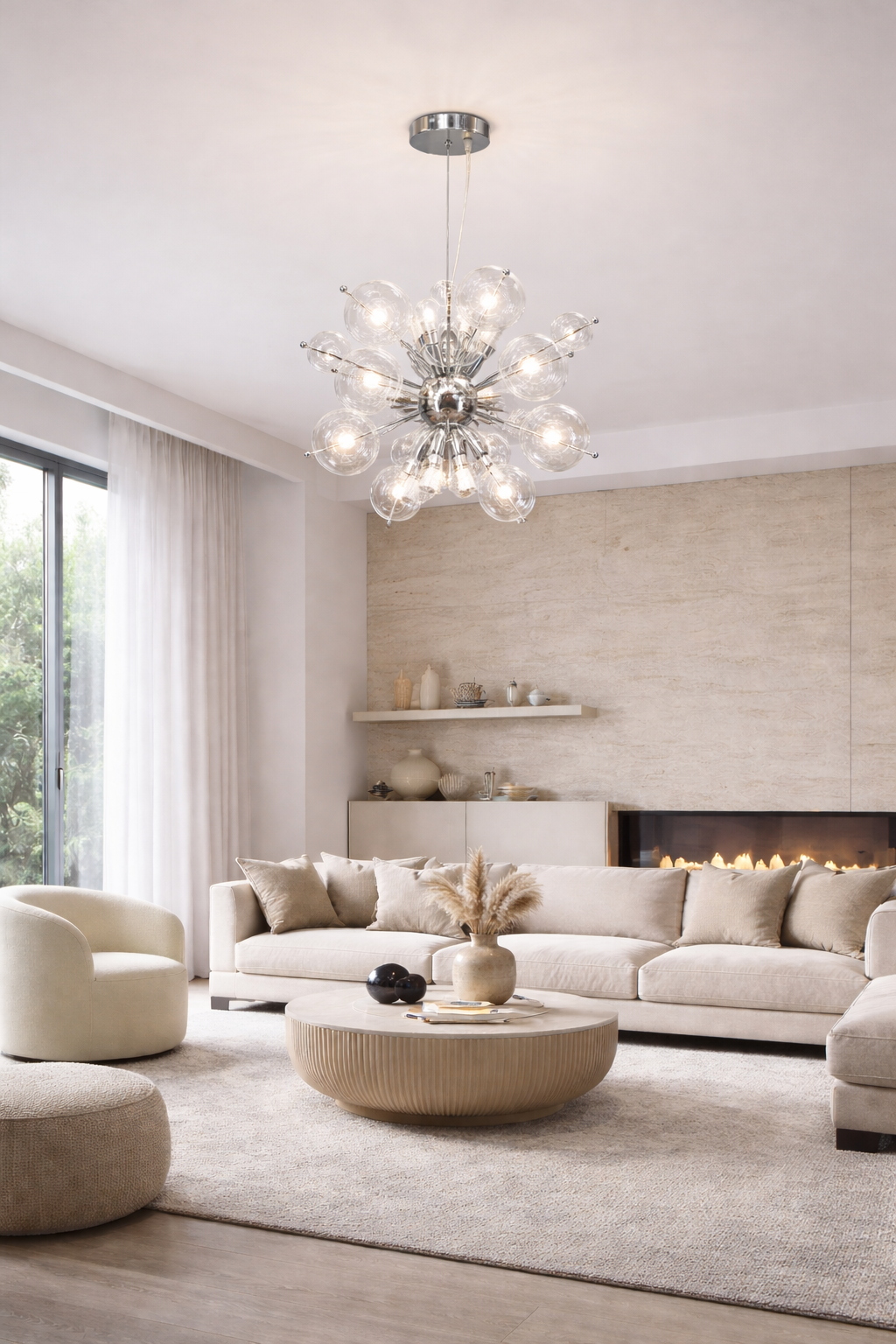 Люстра Orion E14 220V без ламп у комплекті Chrome (20115/6403CH)