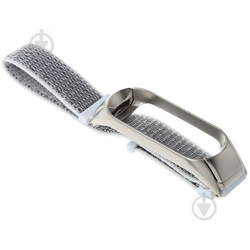 Ремешок Nylon Velcro Strap для Xiaomi Mi Band 3 Белый (hub_sNVk59013)